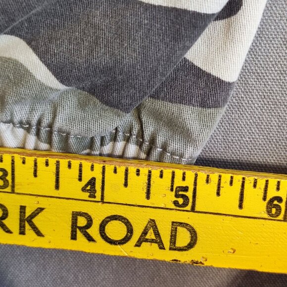 Aeropostale Aero high-rise relaxed jogger cargo pants women's M grey camouflage - Picture 14 of 15